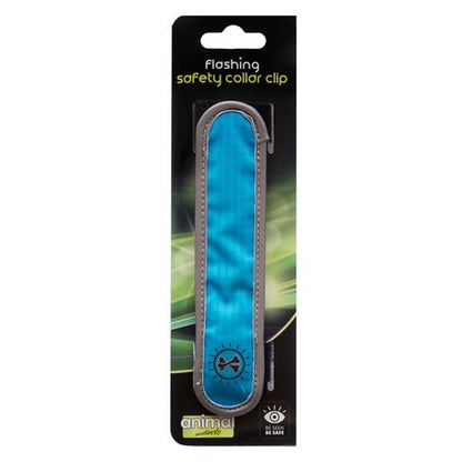 Animal Instincts Flashing LED Safety Dog Collar Clip High Visibility Night Pet Accessory Mixed Colors