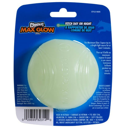 Chuckit! Max Glow Ball 1 Pack Large 7.3cm