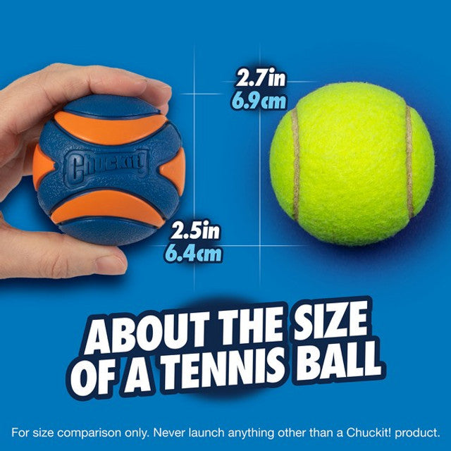 Chuckit! Ultra Squeaker Ball 1 Pack Medium 6.5cm