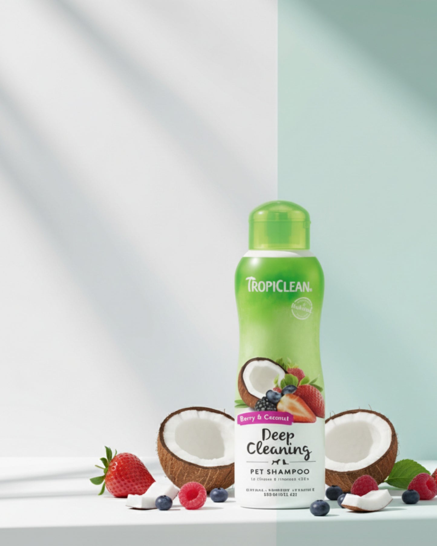 TropiClean Berry and Coconut Shampoo For Dogs and Cats