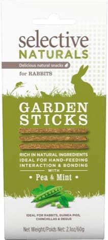 Selective Naturals Garden Sticks for Rabbits with Pea & Mint