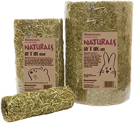 Rosewood Hay n Hide Small Animal Hideout & Hay Feeder, Small Case of 4