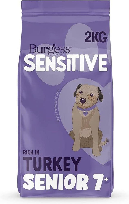 Burgess Sensitive Senior Turkey 2KG