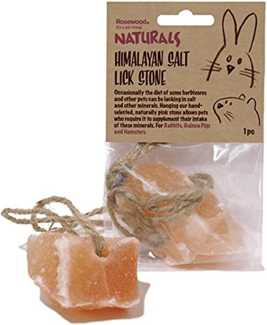 Rosewood Himalayan Salt Lick Stone Mineral Chew for Small Animals, Case of 8