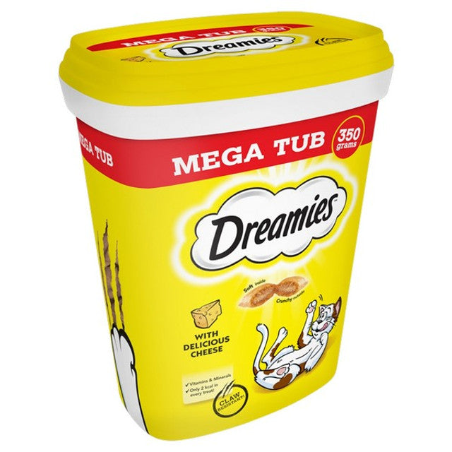 Dreamies Treats with Cheese 350g Tub