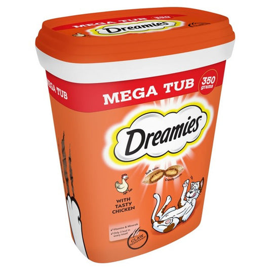 Dreamies Treats with Chicken 350g Tub