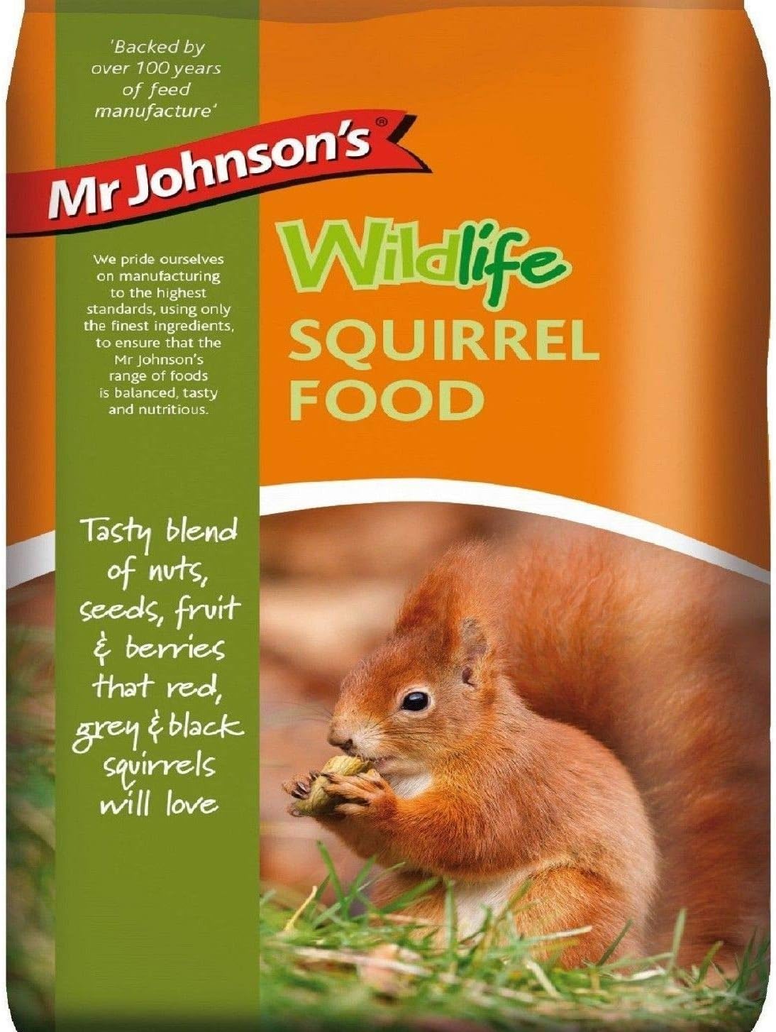 Mr Johnsons Wildlife Squirrel Food 900g