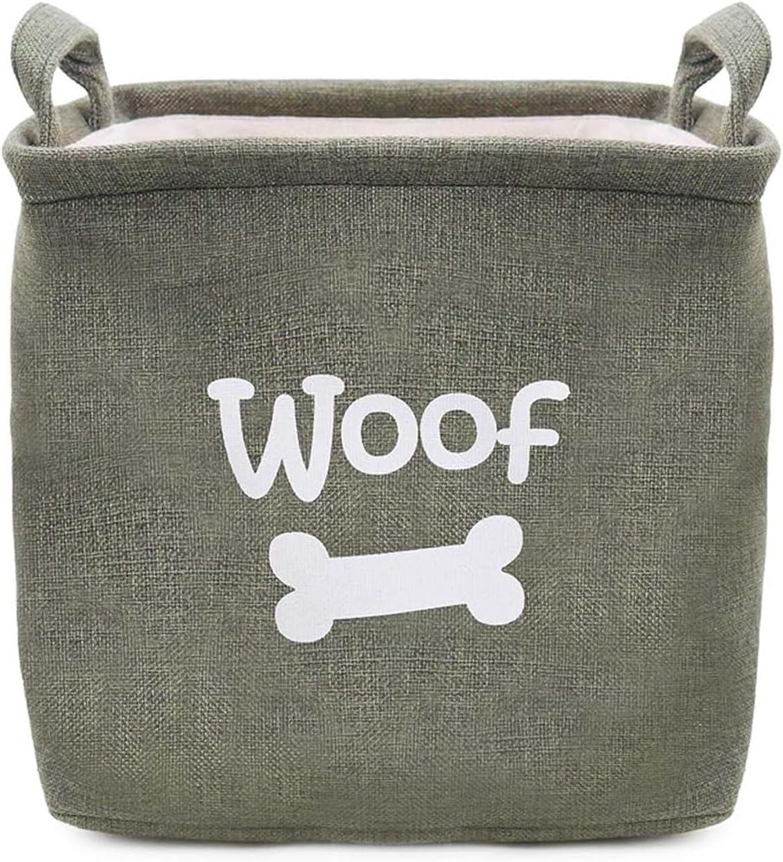 Rosewood Canvas Pet Toy Basket Durable Storage Organizer for Dogs & Cats Lightweight & Stylish Home Accessory