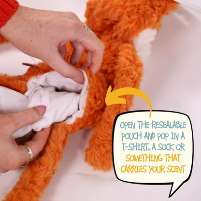 Rosewood My Dog Fox Interactive Plush Dog Toy, Chew & Fetch Fun