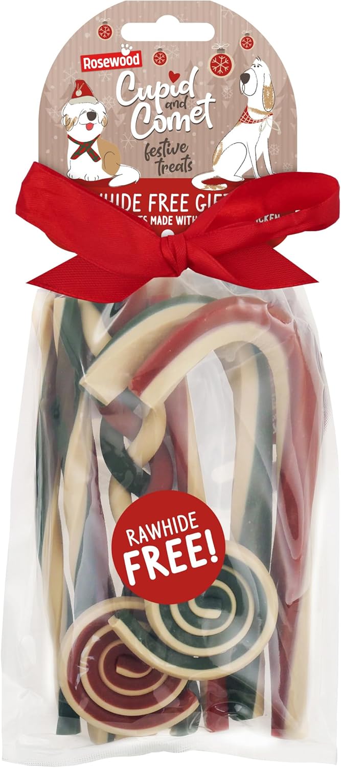 Rosewood Dog Chew Toy No Rawhide Bumper Gift Bag 280g for Dogs