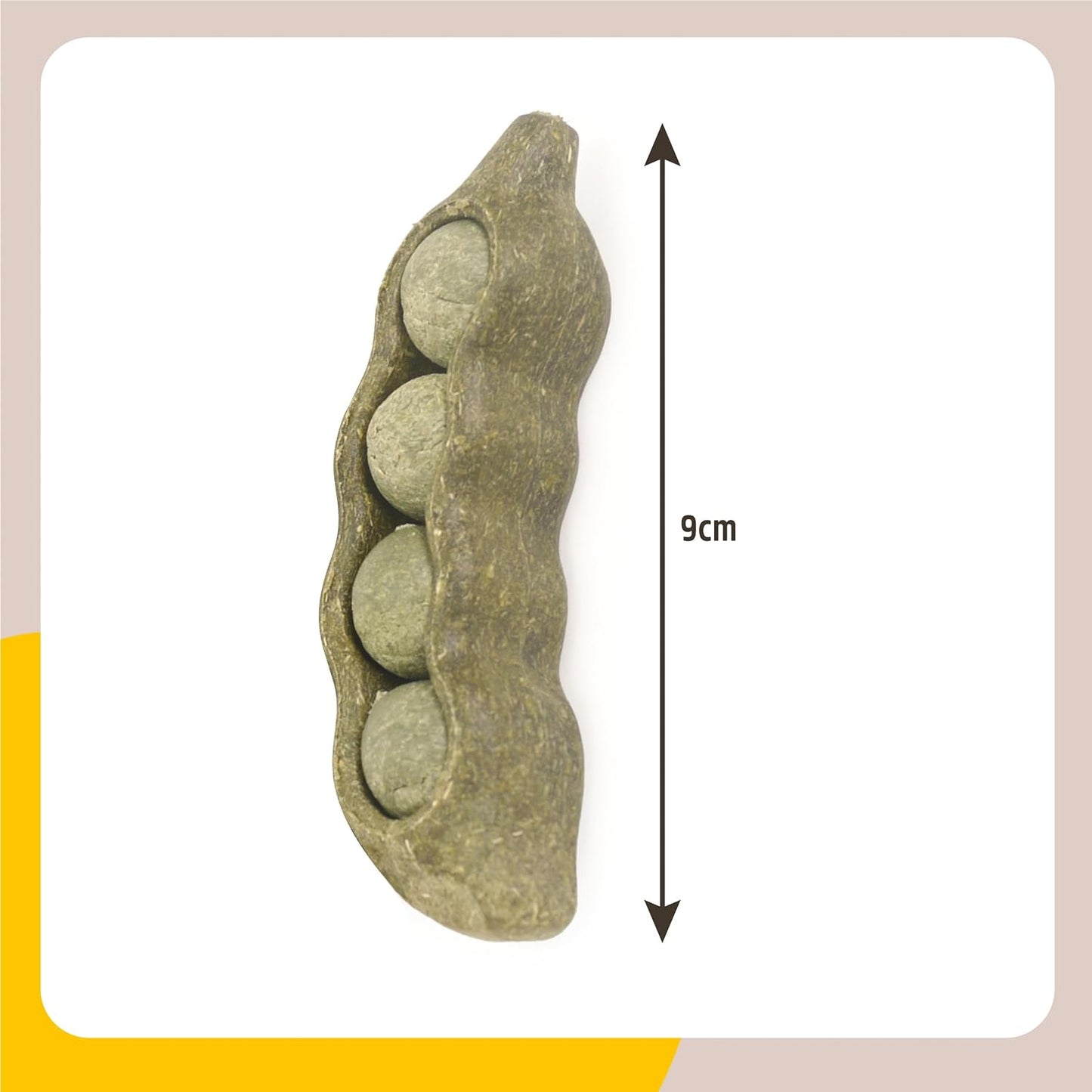 Rosewood Veggie Burst Pea Pods Natural Cat Treats with Veggie Flavor 5-Pack Case