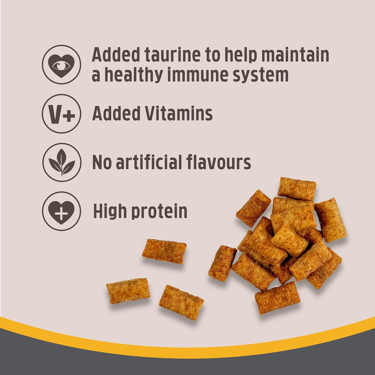 Rosewood Crunchy Chicken Cushions Chicken Dog Treats, Crunchy Bite-Size Training Snacks, 60g