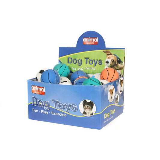 Animal Instincts Value Foam Balls 24-Pack Soft Pet Toys Display Box