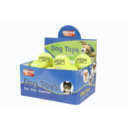 Animal Instincts Tennis Balls Bulk Pack Durable Chew Toy for Dogs