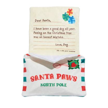 BARK Christmas “Letter to Santa Paws” Dog Toy