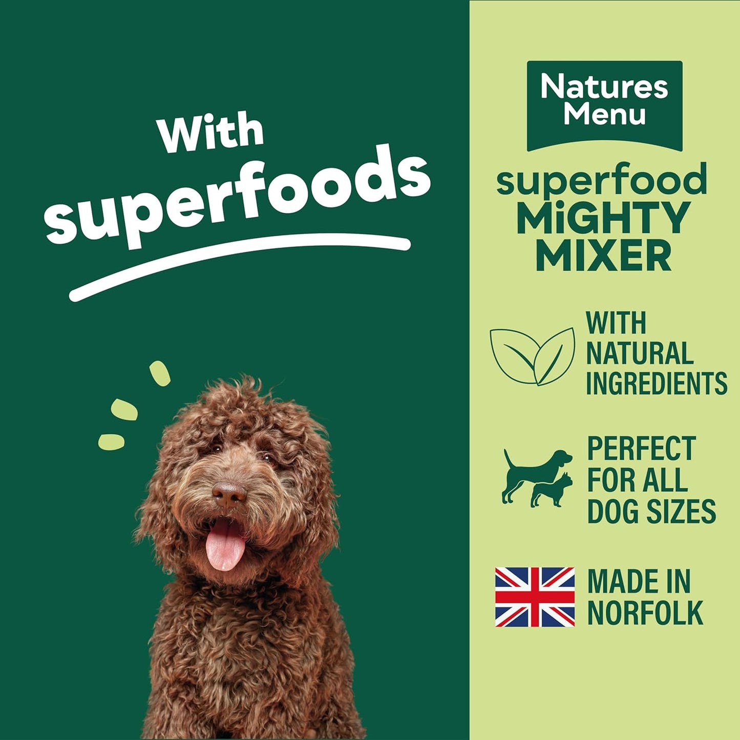 Natures Menu Country Hunter Dog Superfood Mighty Mixer 1.2kg