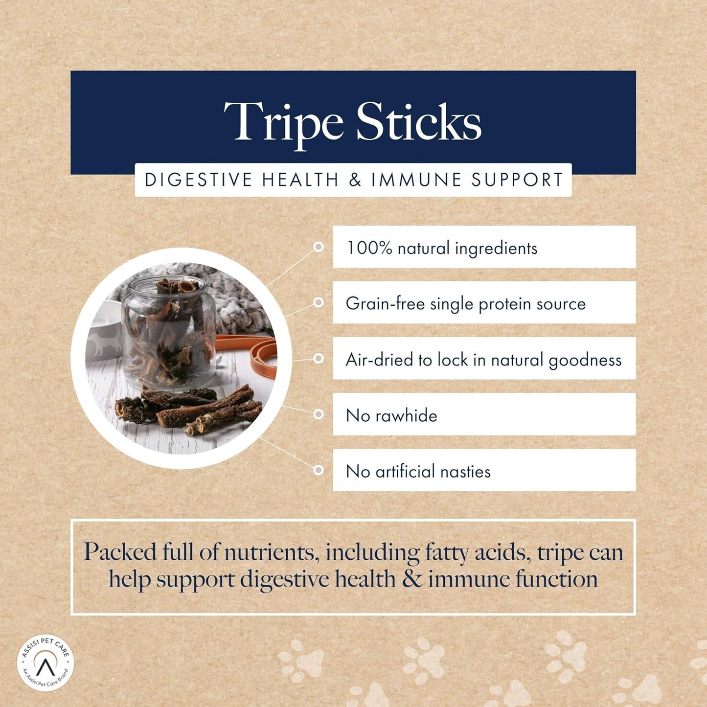 Hollings 2.5kg Tripe Sticks – Natural Dog Treats