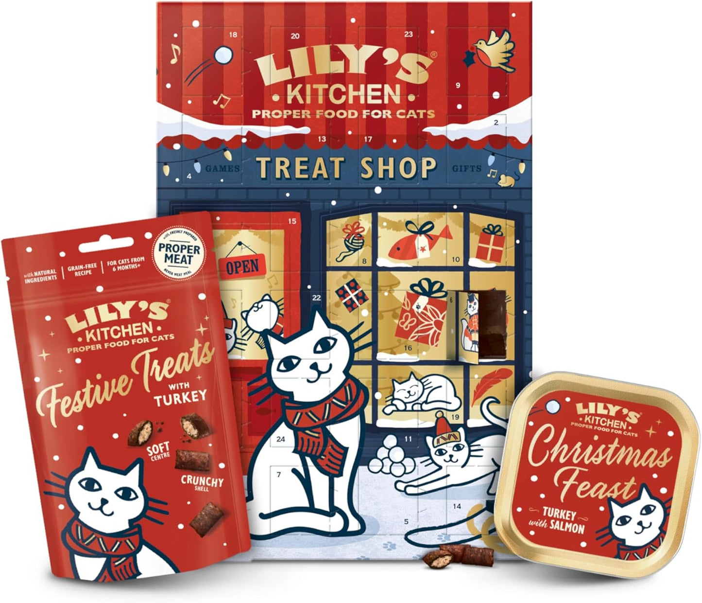 Lily’s Kitchen Cat Christmas Advent Calendar