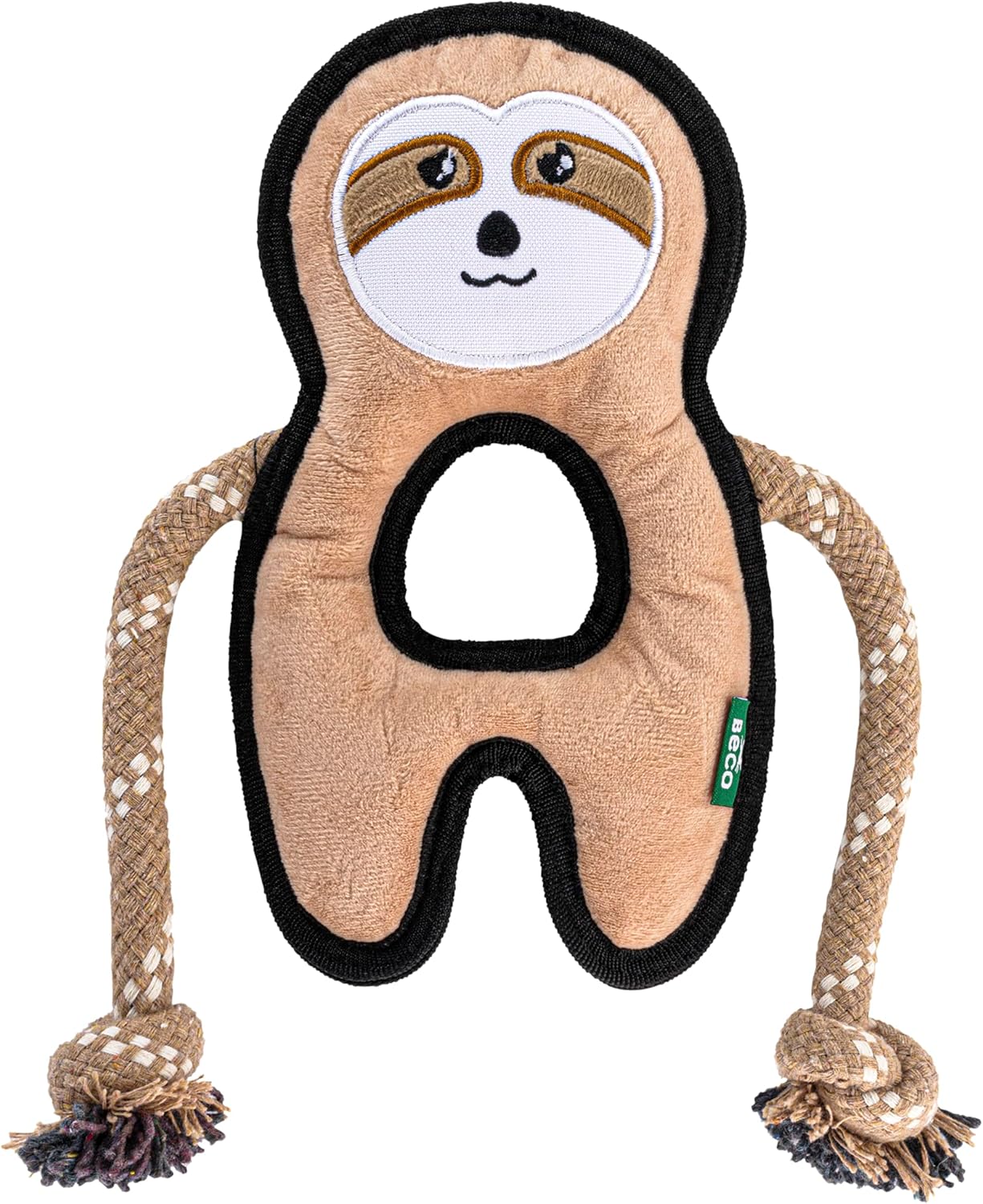 Dog Beco Recycled Rough and Tough Sloth Toy Medium