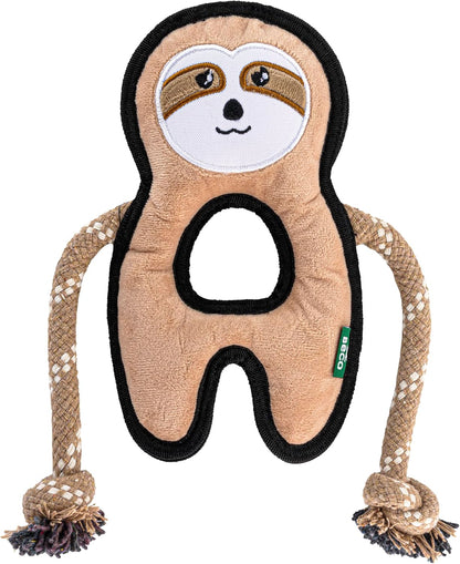 Dog Beco Recycled Rough and Tough Sloth Toy Medium
