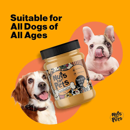 Nuts for Pets Poochbutter – 350g Premium Peanut Butter for Dogs