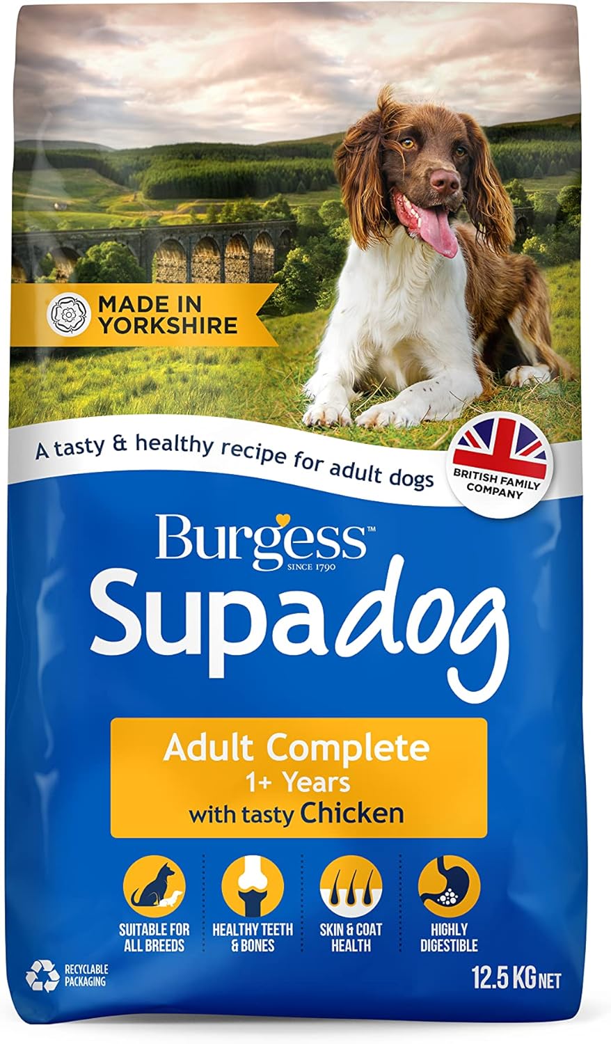Burgess Supadog Adult Complete with Tasty Chicken 12.5kg