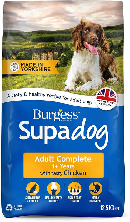 Burgess Supadog Adult Complete with Tasty Chicken 12.5kg
