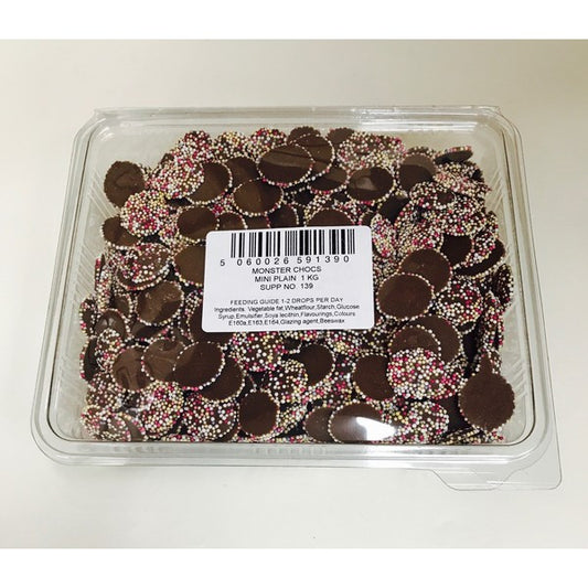 Monster Chocs Mini Chocolate Assortment 1kg Bite-Sized Candy Mix