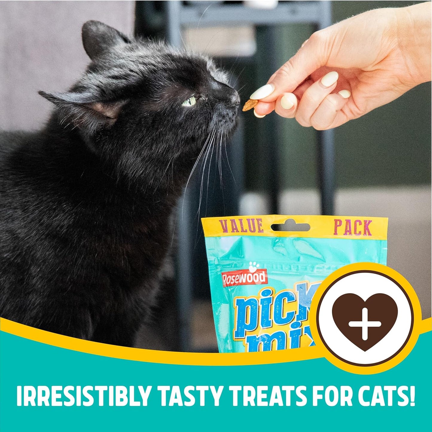 Rosewood Premium Cat Treats Pick ‘N’ Mix Seafood Flavor 180g Case of 10