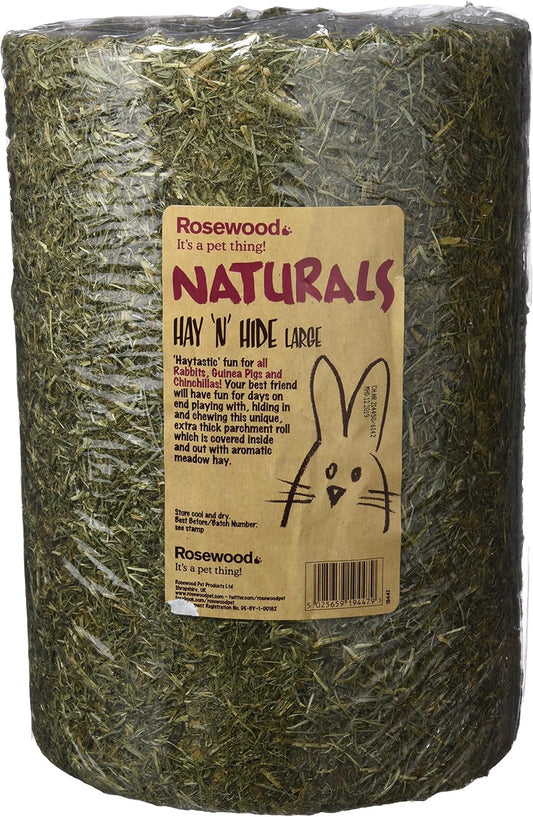 Rosewood Hay n Hide Small Animal Hideout & Hay Feeder, Large