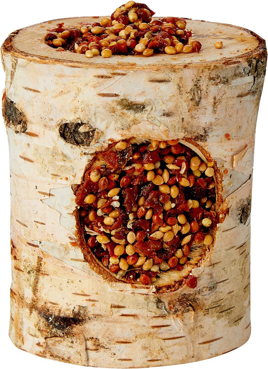 Rosewood Nibble Woodroll Carrot Chew Toy for Small Animals, Healthy Treat