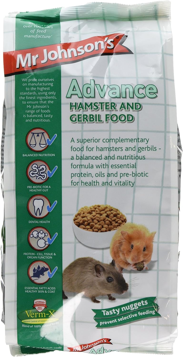 Mr Johnsons Advance Hamster & Gerbil Food 750g