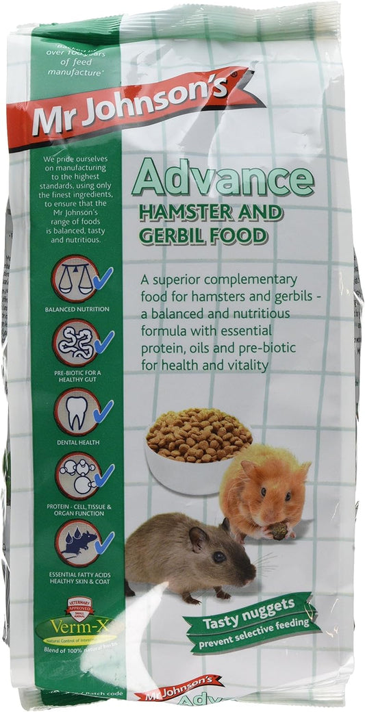 Mr Johnsons Advance Hamster & Gerbil Food 750g