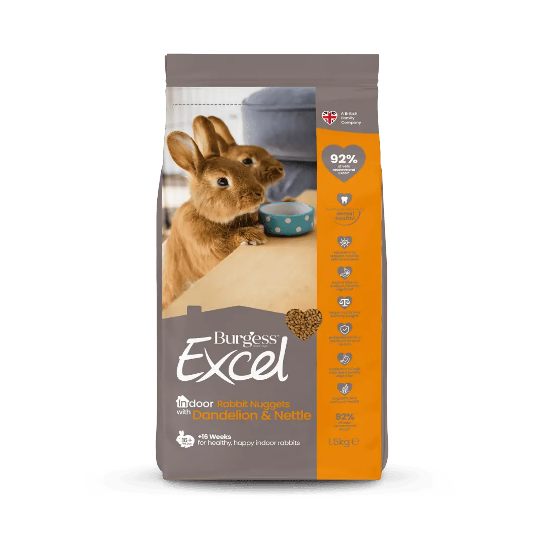 Burgess Excel Indoor Rabbit Nuggets 1.5kg