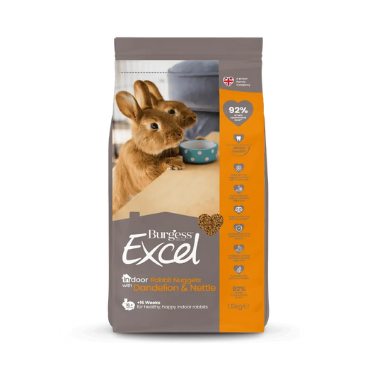 Burgess Excel Indoor Rabbit Nuggets 1.5kg