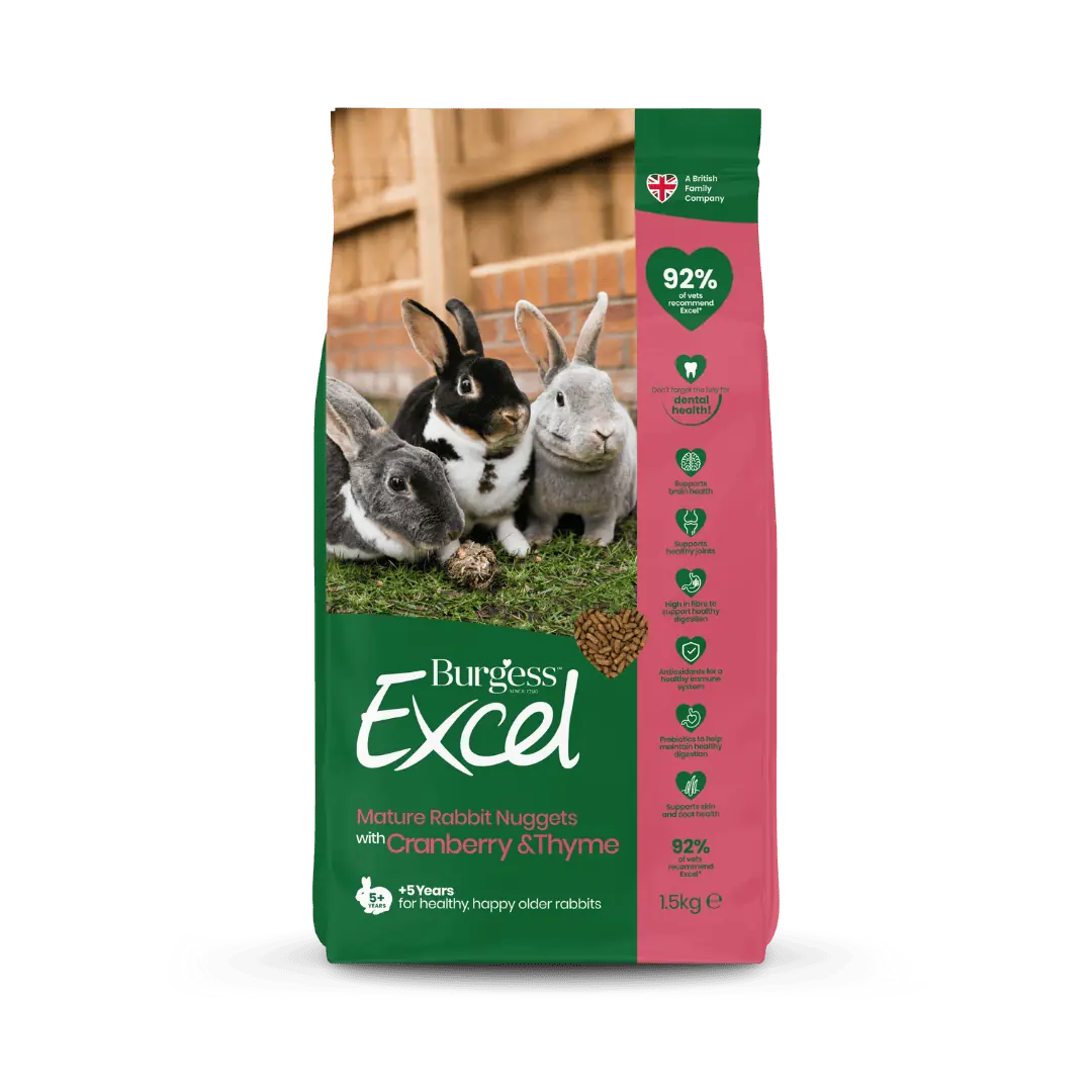 Burgess Excel Mature Rabbit 1.5kg