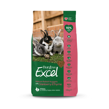 Burgess Excel Mature Rabbit 1.5kg