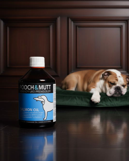 Pooch & Mutt Salmon Oil for Dogs – Omega-3 for Shiny Coat, Healthy Skin & Joints