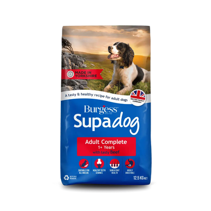 Burgess Supadog Adult Complete with Tasty Beef 12.5kg