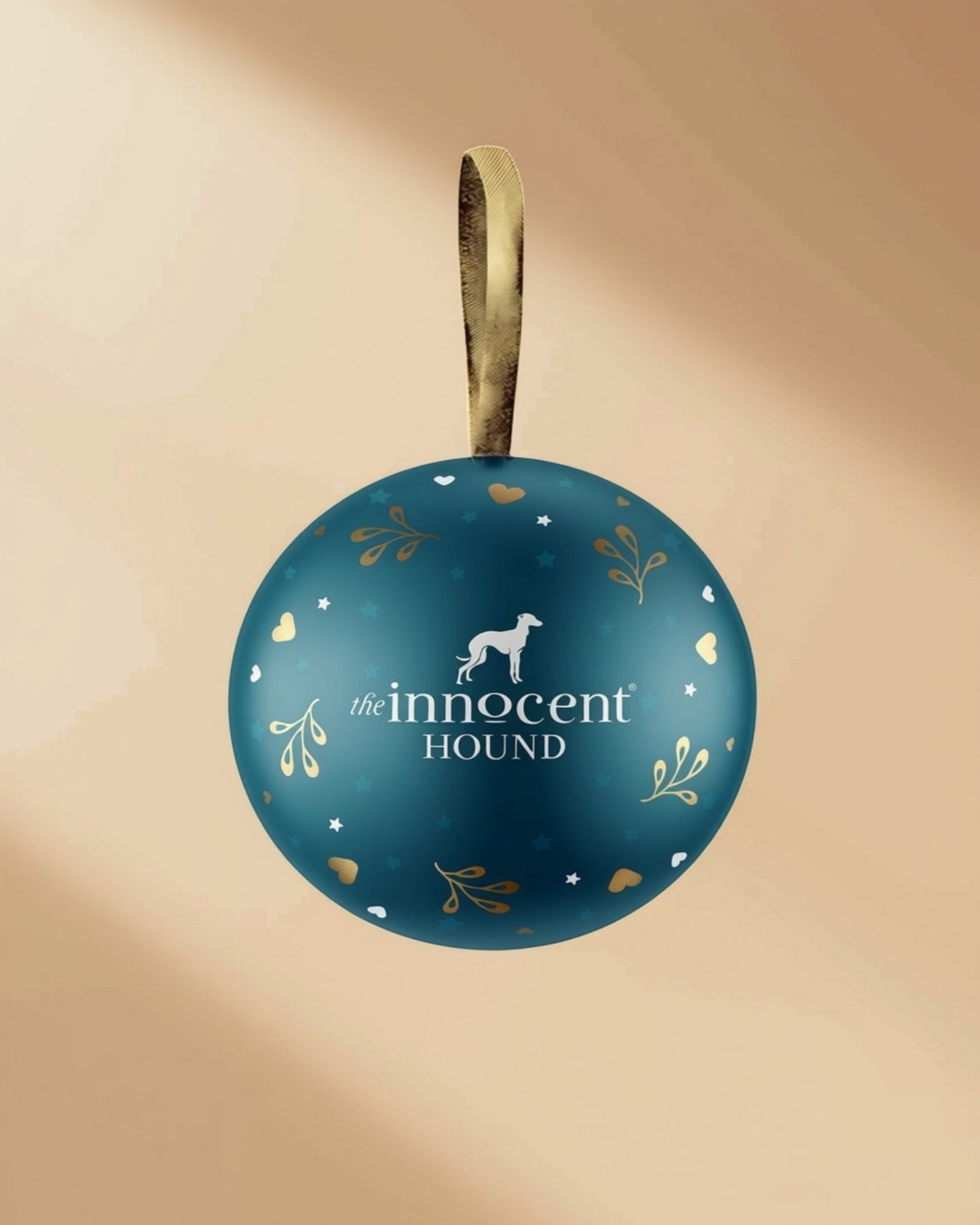 The Innocent Hound Christmas Treat Bauble with British Game Treats 50g