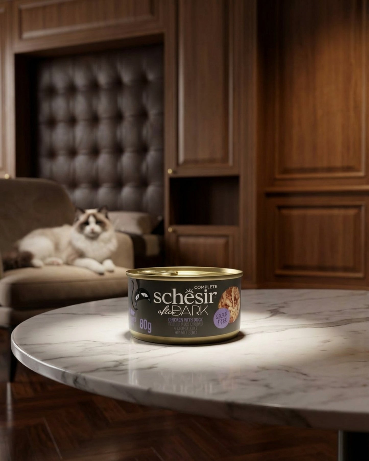 Schesir After Dark Pate Adult Cat Chicken & Duck 80g Case of 12