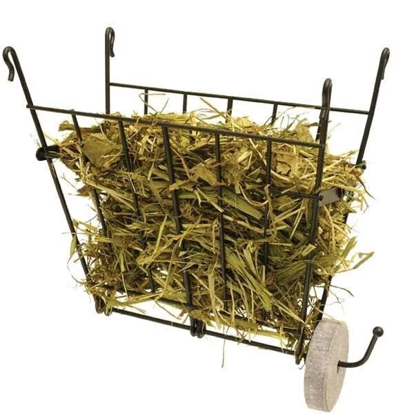 Rosewood Folding Wire Hayrack Small Animal & Rabbit Hay Feeder, Durable Metal