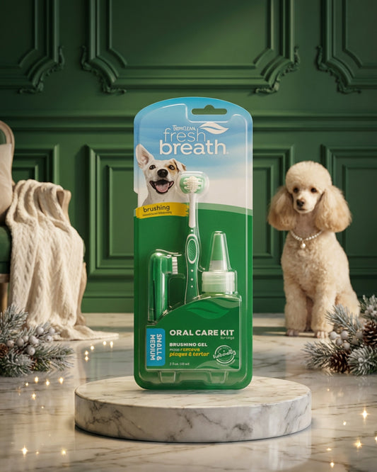 TropiClean Oral Care Kit for Puppies & Dogs – Premium Dental Care