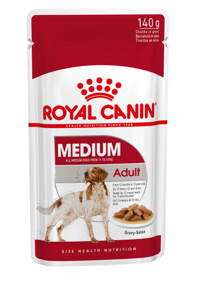 Royal Canin Medium Adult in Gravy Wet Dog Food