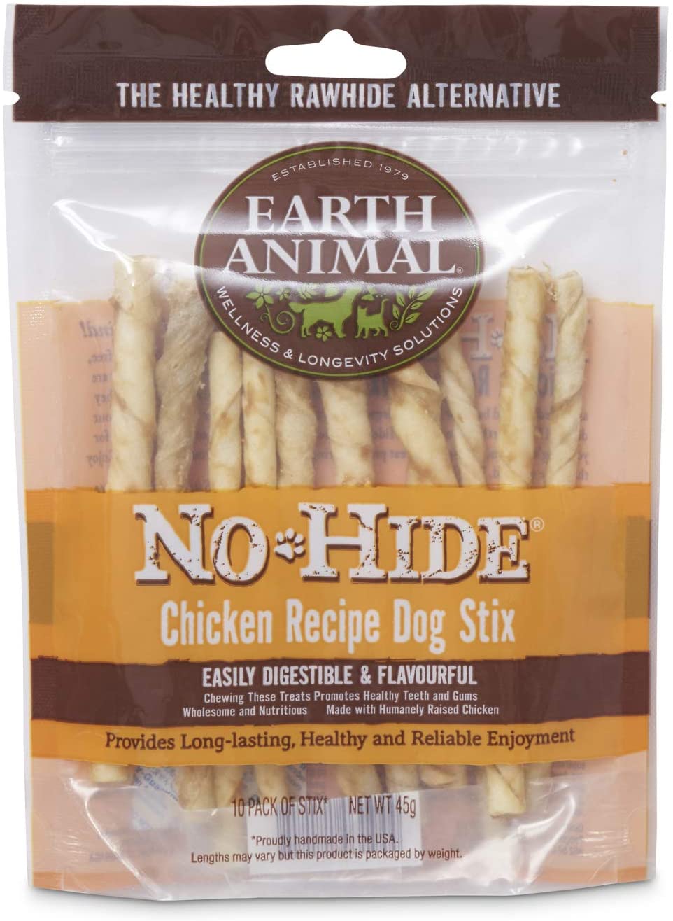 Earth Animal No Hide Stix 10stix 45g