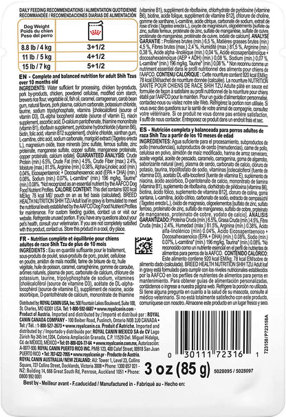 ROYAL CANIN® Shih Tzu Adult in loaf Wet Dog Food