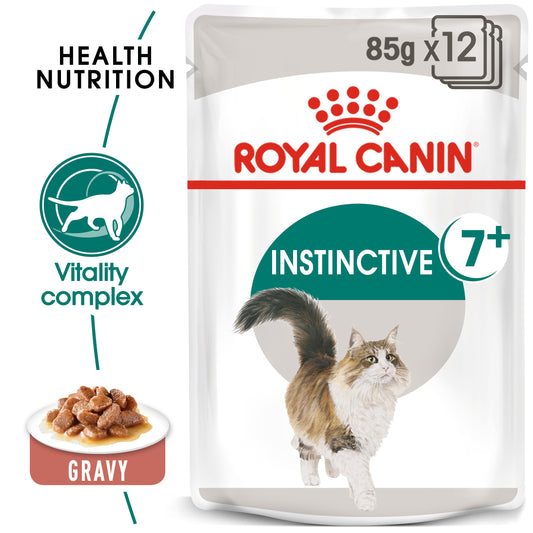 ROYAL CANIN Instinctive Adult 7+ In Gravy Wet Cat Food
