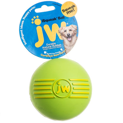 JW Pet iSqueak Rubber Ball