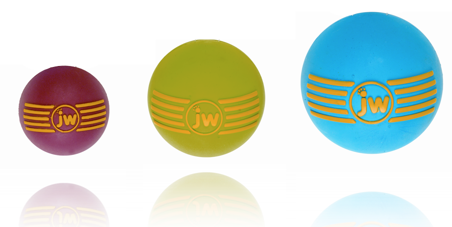 JW Pet iSqueak Rubber Ball