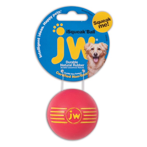 JW Pet iSqueak Rubber Ball